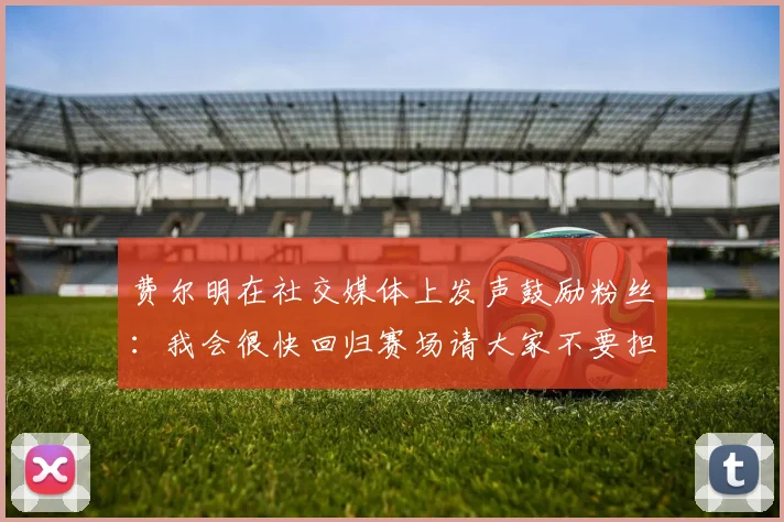 费尔明在社交媒体上发声鼓励粉丝：我会很快回归赛场请大家不要担心